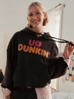 Dunkin' UO Exclusive Graphic Bubble Hoodie Sweatshirt