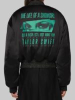 The Life Of A Showgirl Got A Wishlist Bomber Black Jacket