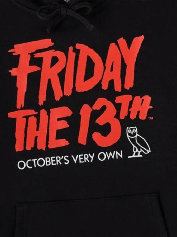 OVO Friday The 13th Mask Black Hoodie