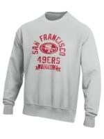 49ers Reverse Weave Gray Pullover Sweatshirt