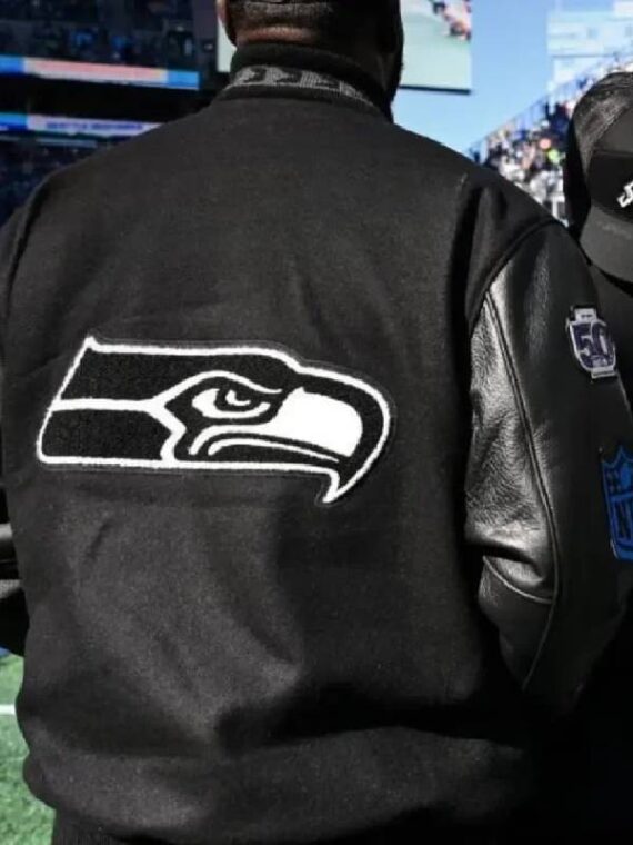 Seattle Seahawks Top 50 Players Varsity Jacket