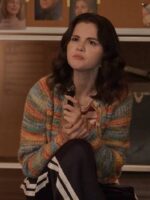 Only Murders in the Building S05 Selena Gomez Multicolor Crop Cardigan