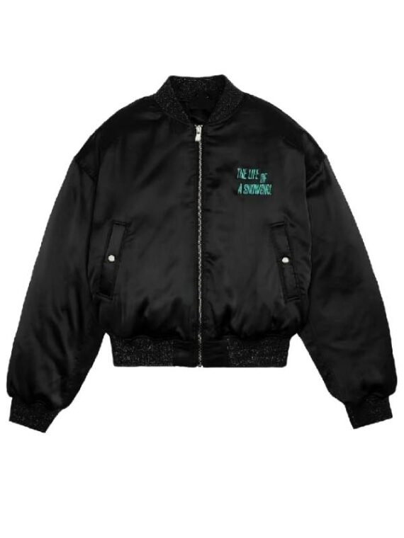 The Life Of A Showgirl Got A Wishlist Bomber Black Jacket