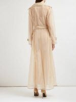 The Morning Show 2025 Celine Dumont Sheer Trench Coat
