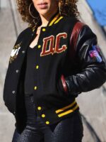 90th Anniversary Washington Commanders DC Varsity Jacket